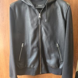 Mackage Grant L Size 42 Leather Hoodie